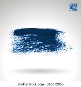 Brushstroke and texture. Vector design.