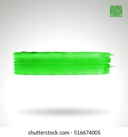Brushstroke and texture. Vector design.