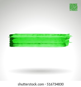 Brushstroke and texture. Vector design.