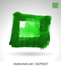 Brushstroke and texture. Vector design.