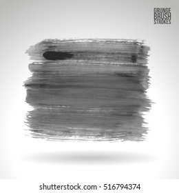 Brushstroke and texture. Vector design.