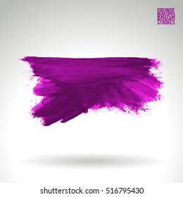 Brushstroke and texture. Vector design.