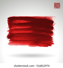 Brushstroke and texture. Vector design.