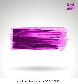 Brushstroke and texture. Vector design.