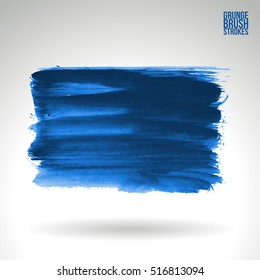 Brushstroke and texture. Vector design.
