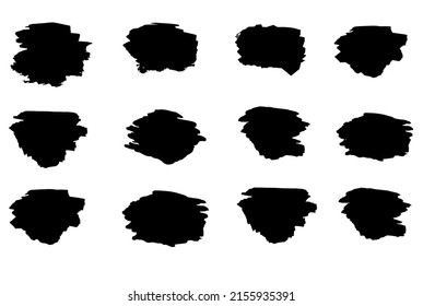 Brushstroke vector grunge background for design template