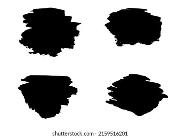 Brushstroke vector grunge background for design template