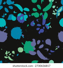 Brushwork and ink design element of seamless pattern, suit for package design, wallpaper, fashion print, Housing wallpaper, arty-crafty. 