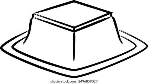 Brush-written interior illustration icon kotatsu