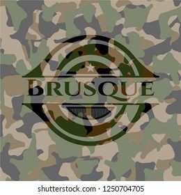 Brusque camouflage emblem