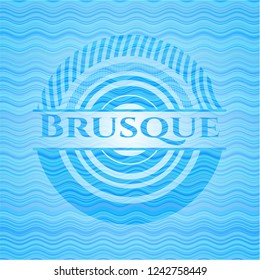 Brusque water emblem.