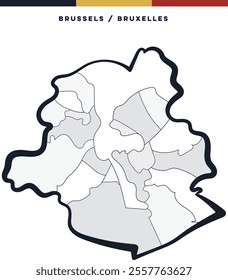 Brussels - Neighborhoods, Municipalities of the Belgian capital