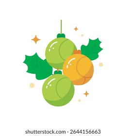 Brussels Sprout Christmas Ornaments Decoration