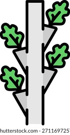 Icono de Vector de planta de brote de Bruselas