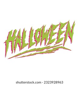 Brutal and Gore Handlettering Text of Halloween ,good for graphic design resouces, events, posters, tempates, prints, posters, and more.