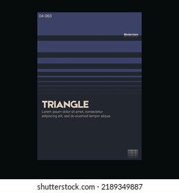 Diseño gráfico de diseño de portada de afiches vectoriales inspirado en el brutalismo, realizado con elementos abstractos vectoriales y formas geométricas, útil para presentación de marca, impresión de álbumes, cabecera de sitio web, banner web.