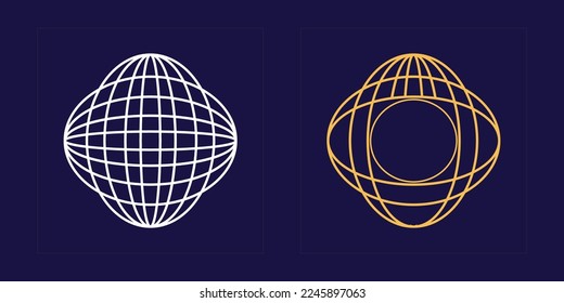 Brutalism shapes. Extraordinary Graphic Assets. Elements for graphic decoration. Anti-design. Vector illustration