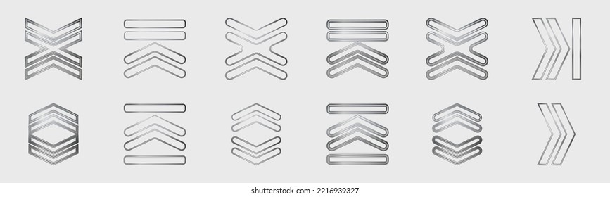 El brutalismo da forma. Elementos geométricos minimalistas. Resumen de bauhaus y estilo cósmico boho. Aislado en segundo plano. Ilustración del vector