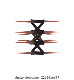 Brutalism shapes, minimalist geometric elements, abstract bauhaus forms. Simple star and flower shape, basic form, trendy modern graphic element vector set.