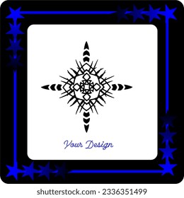 Brutalism shapes, minimalist geometric elements, abstract bauhaus forms. Simple star and flower shape, basic form, trendy modern graphic element vector set.