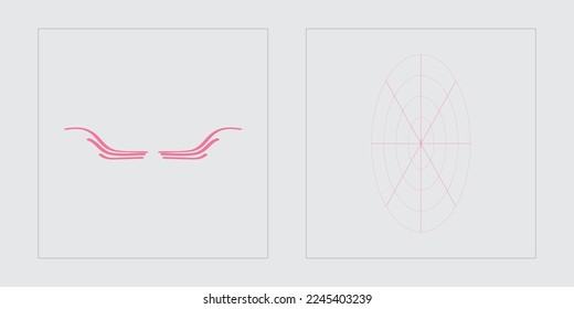 Brutalism shapes. Rave psychedelic retro futuristic set. For modern T-shirts designed. Isolated on black background. Vector illustration