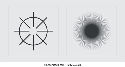 Brutalism shapes. Rave psychedelic retro futuristic set. Flat minimalist icons. Retro Futurist. Vector illustration