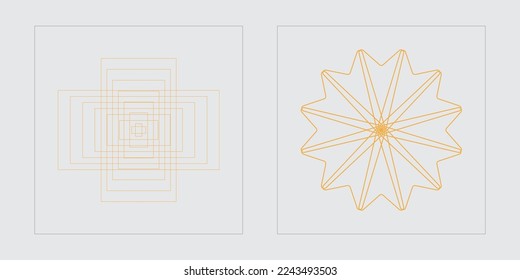Brutalism shapes. Retro futuristic graphic ornaments. Objects in y2k style. Retro Futurist. Vector illustration