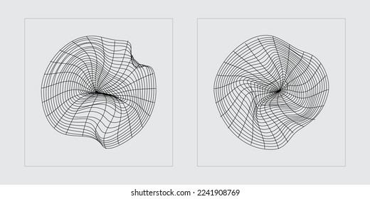 Brutalism shapes. Brutalism star and flower shapes. Elements for graphic decoration. Stars, starburst . Vector illustration