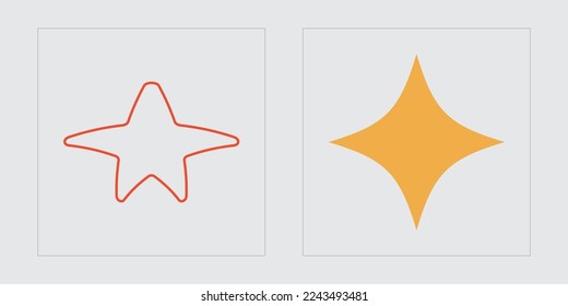 Brutalism shapes. Trendy geometric postmodern figures. For modern T-shirts designed. Projects, posters, banners. Vector illustration