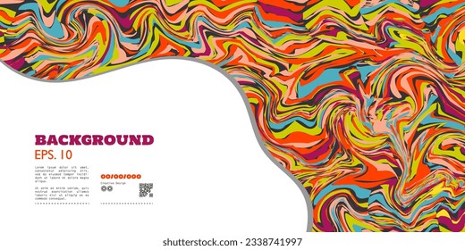 Brutalism simple geometric pattern background vector