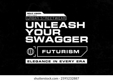 Brutalism Urban streetwear style poster design templates