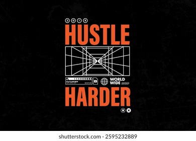 Brutalism Urban streetwear style poster design templates
