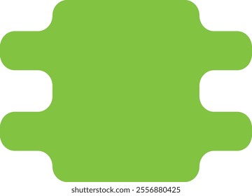 Brutalist Abstract Geometric Shapes Element
