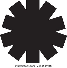Brutalist abstract geometric shapes and grids. Brutal star oval spiral flower and other primitive elements. Swiss design aesthetic. Basic geometric shapes collection