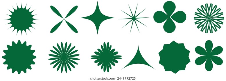 Brutalist abstract geometric shapes and grids. Brutal contemporary figure star oval spiral flower and other primitive elements. Swiss design aesthetic. Bauhaus memphis design.


