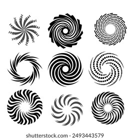 Brutalist abstract geometric shapes and grids. Brutal contemporary figure star oval spiral flower and other primitive elements. Swiss design aesthetic. Bauhaus memphis design.