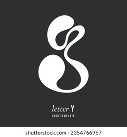 Brutalist abstract geometric shapes and Y2K grids. Brutal modern shape letter Y oval spiral flower and other primitive elements. Swiss design aesthetics. Bauhaus Memphis design.