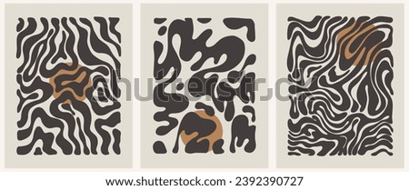 Brutalist abstract geometric Y2K shapes and grids. Brutal contemporary figure star oval spiral flower and other primitive elements. Swiss design aesthetic. Bauhaus memphis design. Foto stock © 