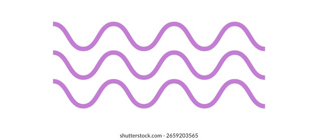 Padrão de onda abstrata brutalista. Forma mínima moderna de linhas e curvas. Elemento gráfico de brutalismo, estilo y2k e forma abstrata. Ideal para decoração de design contemporâneo.