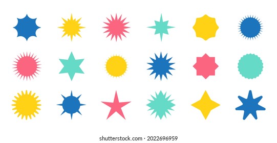 Brutalist bold geometric shapes. New modern elements, abstract minimalist art design swiss style. Vector illustration