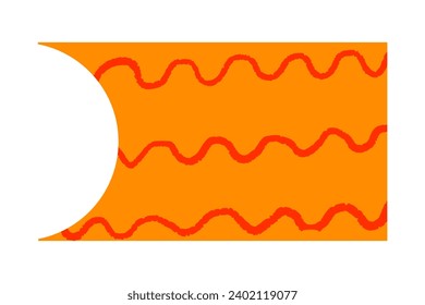 Brutalist poster with abstract geometric shape and naive grid. Brutal contemporary figure star wave and other primitive element and texture. Swiss design aesthetic. Vector illustration