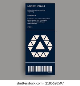 Diseño de plantillas de diseño de afiches brutales con tipografía audaz y patrón vectorial brutal con formas geométricas abstractas. Excelente para presentación de marca, impresión de álbum, encabezado de sitio web, banner web.