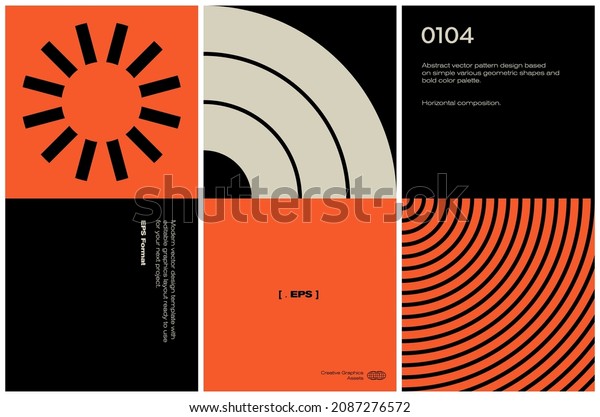 Brutalist poster design template layout with bold\
typography and brutal vector pattern with abstract geometric\
shapes. Great for branding, presentation, album print, website\
header, web banner.
