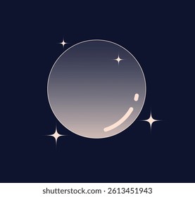 Brutalist retro futuristic style vector minimalistic graphic element