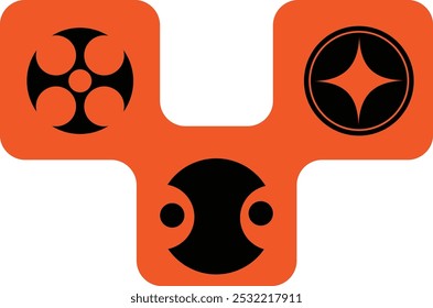 Brutalist Sticker Y2k Modern Shape