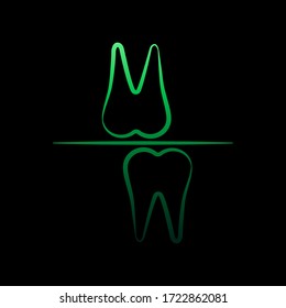 Bruxism, bite block nolan icon. Simple thin line, outline vector of dentist icons for ui and ux, website or mobile application