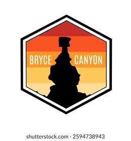 Bryce Canyon in Sunset Scenery with Beehive Frame 