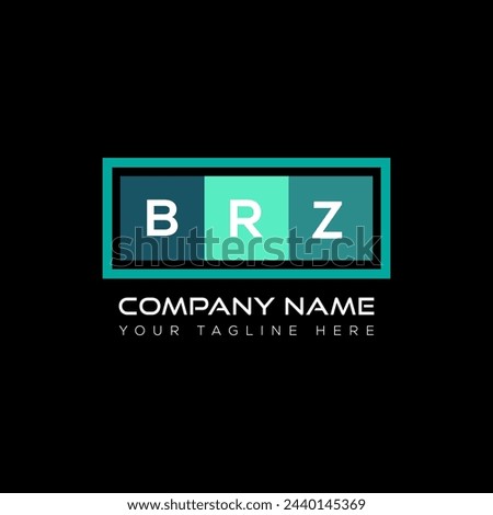 BRZ letter logo abstract design. BRZ unique design. BRZ.

