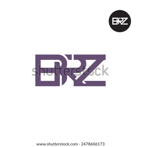 BRZ Logo Letter Monogram Design