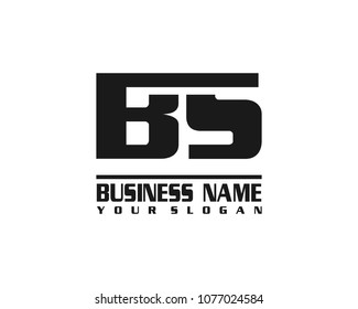 BS company linked letter logo